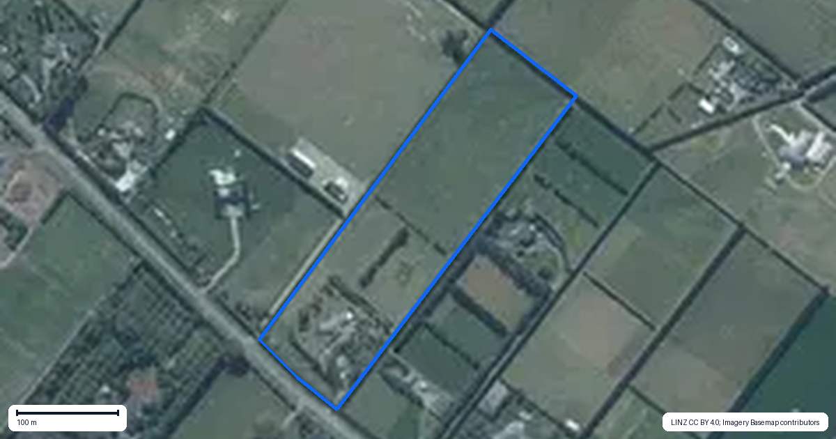 Property context map for 372 Hamptons Road, Prebbleton