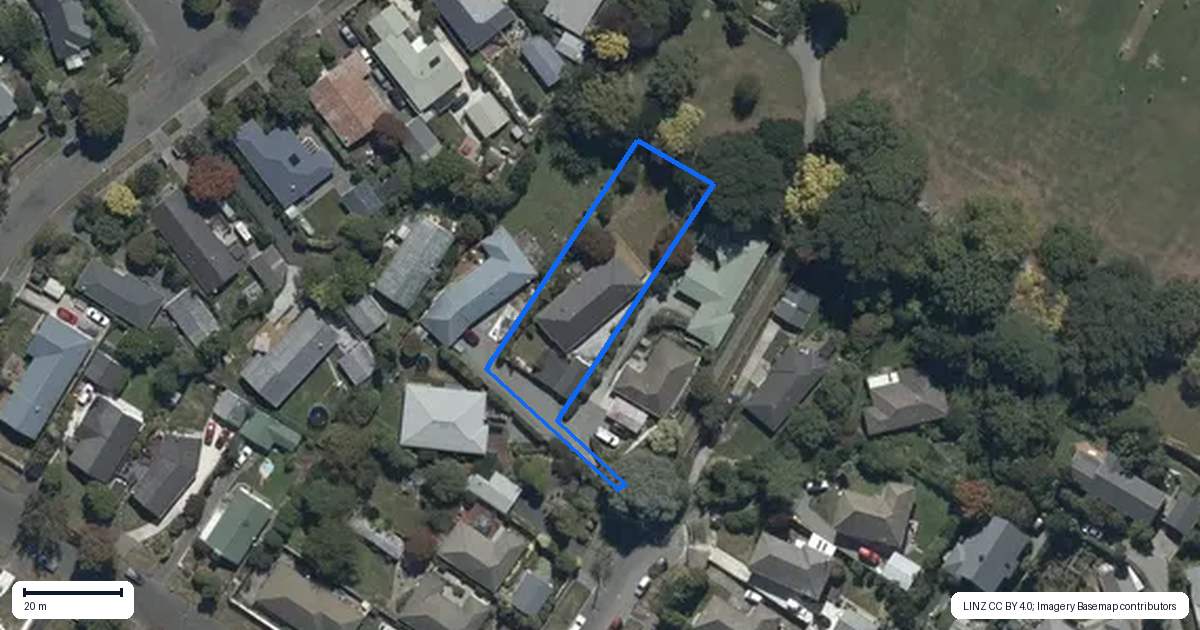 Property context map for 39 Manor Place, Bryndwr, Christchurch