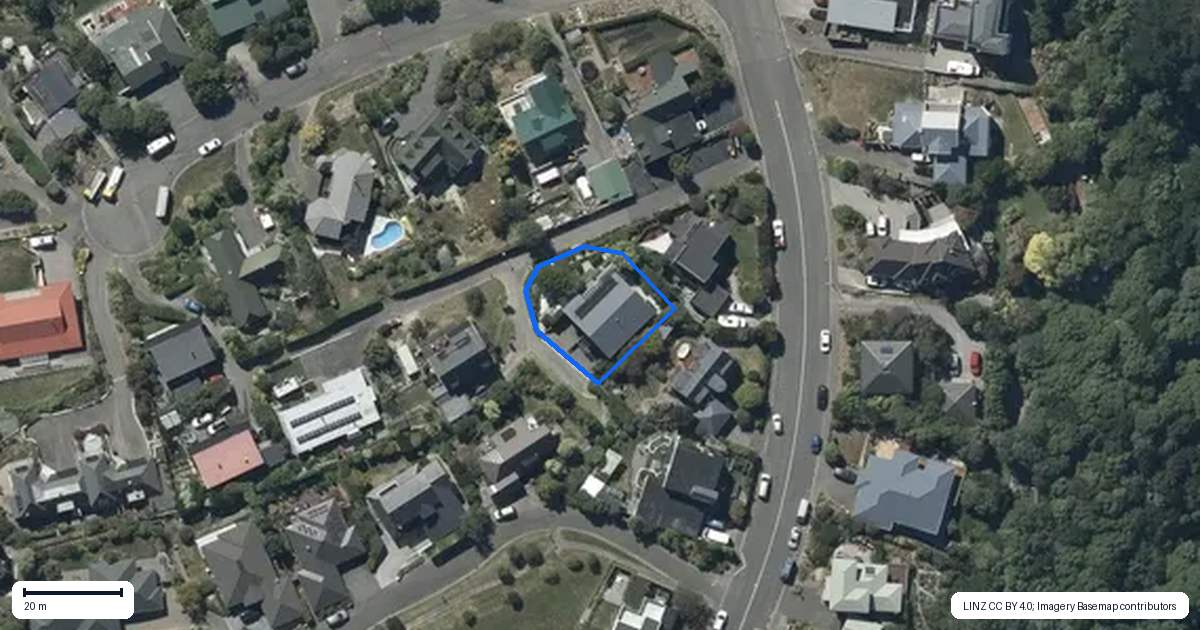 Property context map for 1 Caldbeck Lane, Westmorland, Christchurch