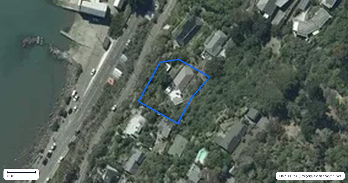 Property context map for 3 Scarborough Road, Scarborough, Christchurch
