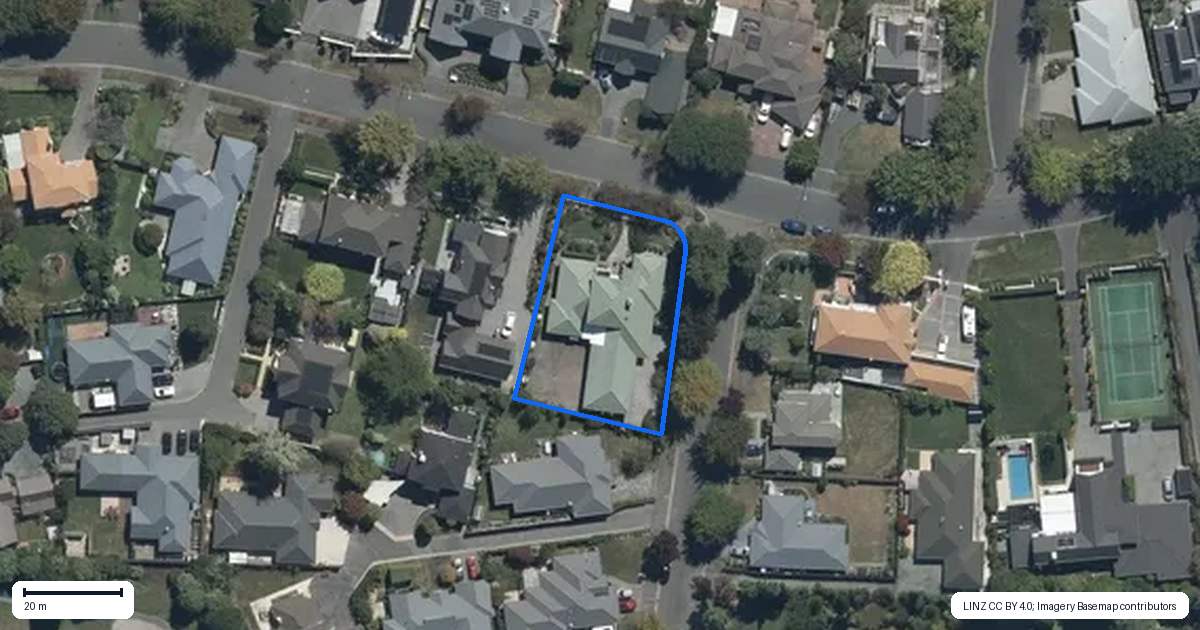 Property context map for 149 Regents Park Drive, Casebrook, Christchurch