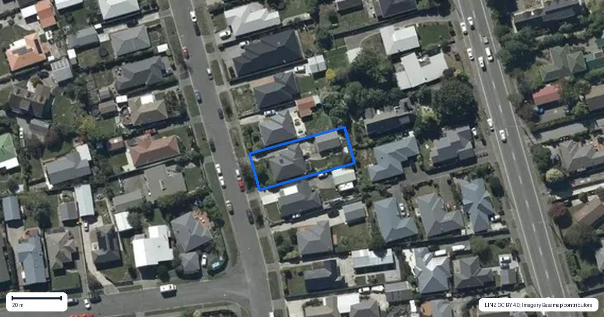Property context map for 43 Rydal Street, Hoon Hay, Christchurch