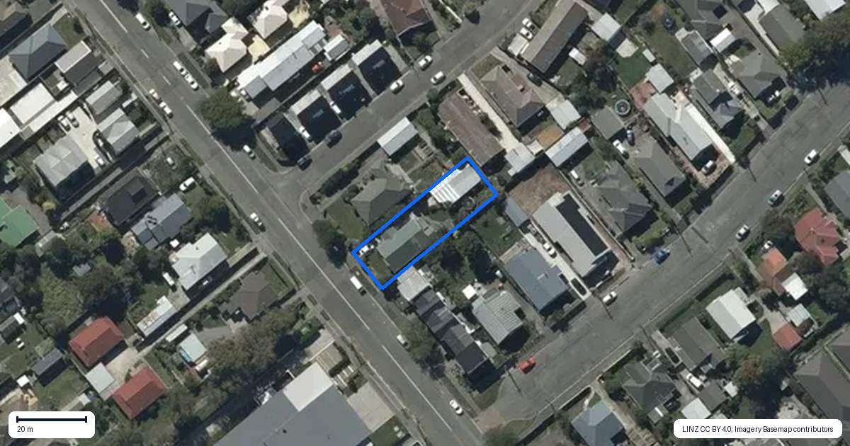 Property context map for 82 Simeon Street, Spreydon, Christchurch