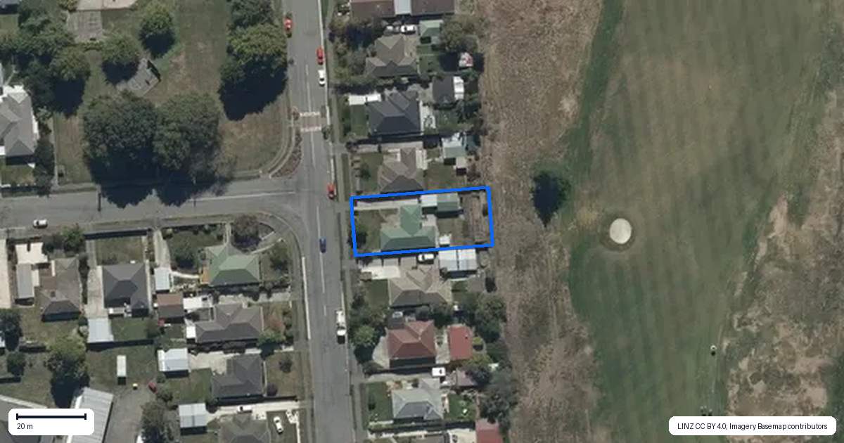 Property context map for 88 Joy Street, Shirley, Christchurch