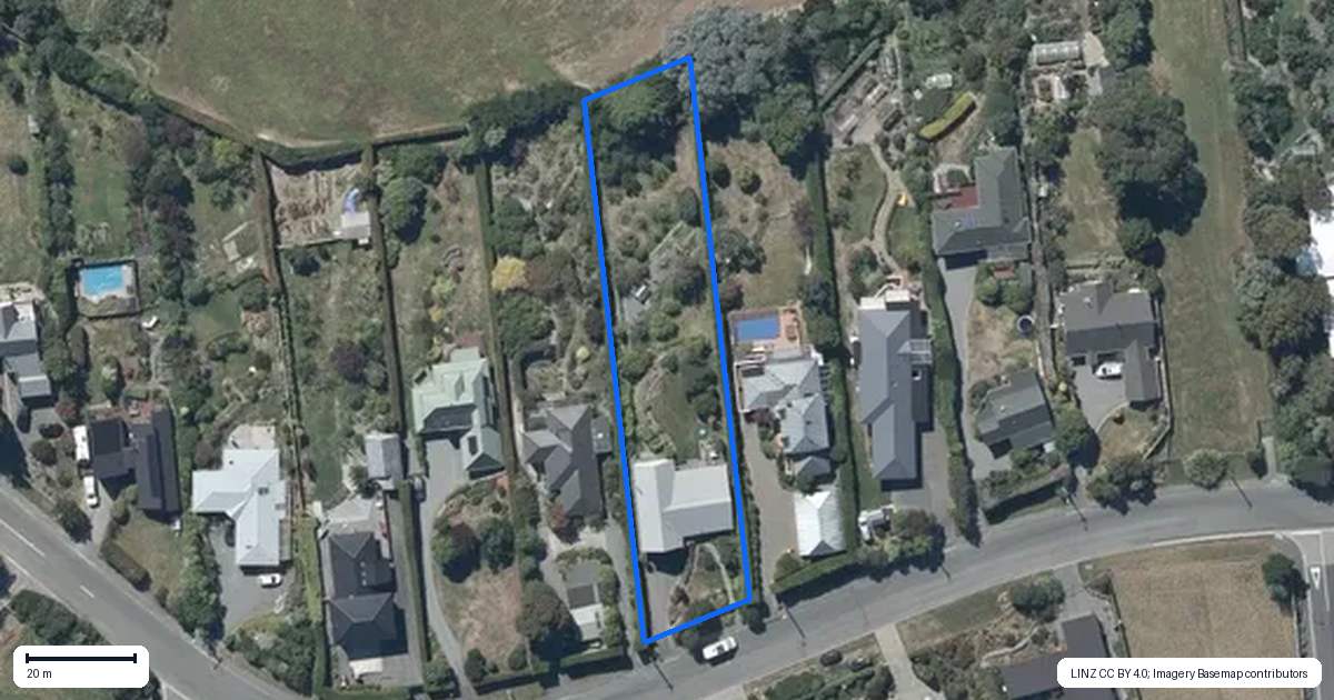 Property context map for 291 Kennedys Bush Road, Kennedys Bush, Christchurch