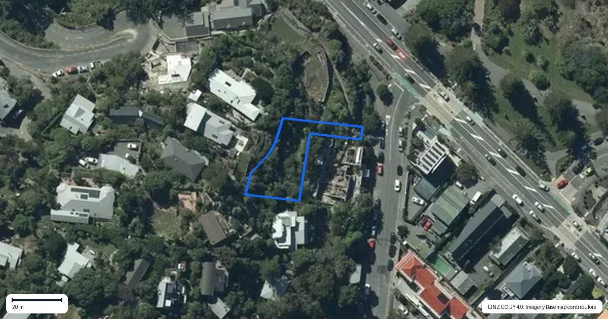 Property context map for 7 The Spur, Clifton, Christchurch