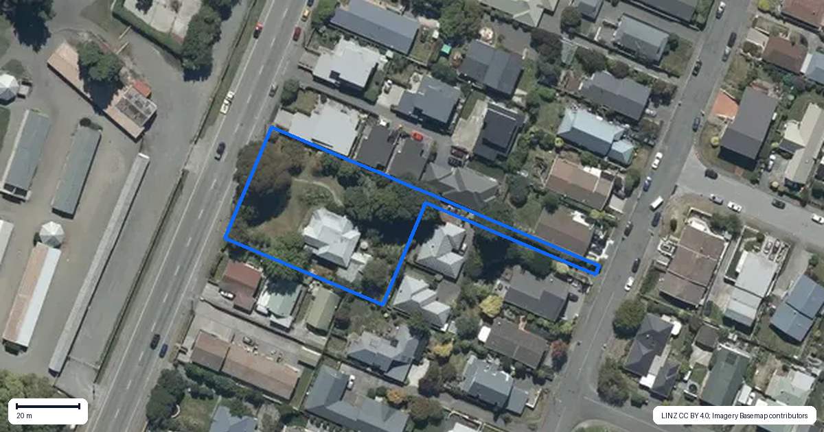 Property context map for 186 Racecourse Road, Sockburn, Christchurch