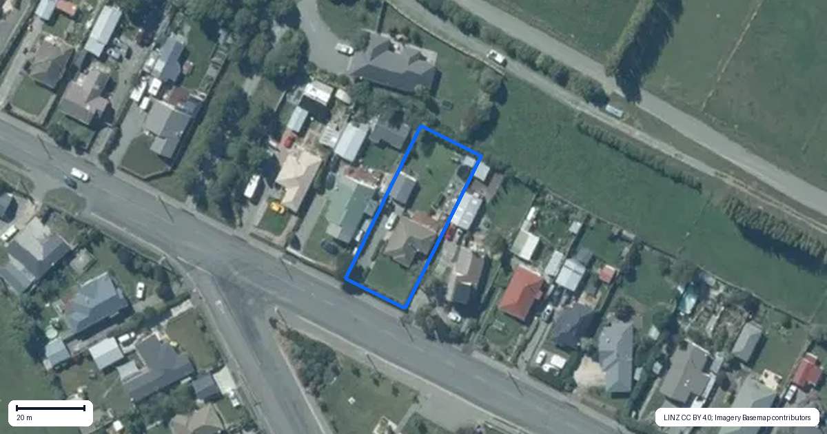 Property context map for 28 Hororata Dunsandel Road, Dunsandel