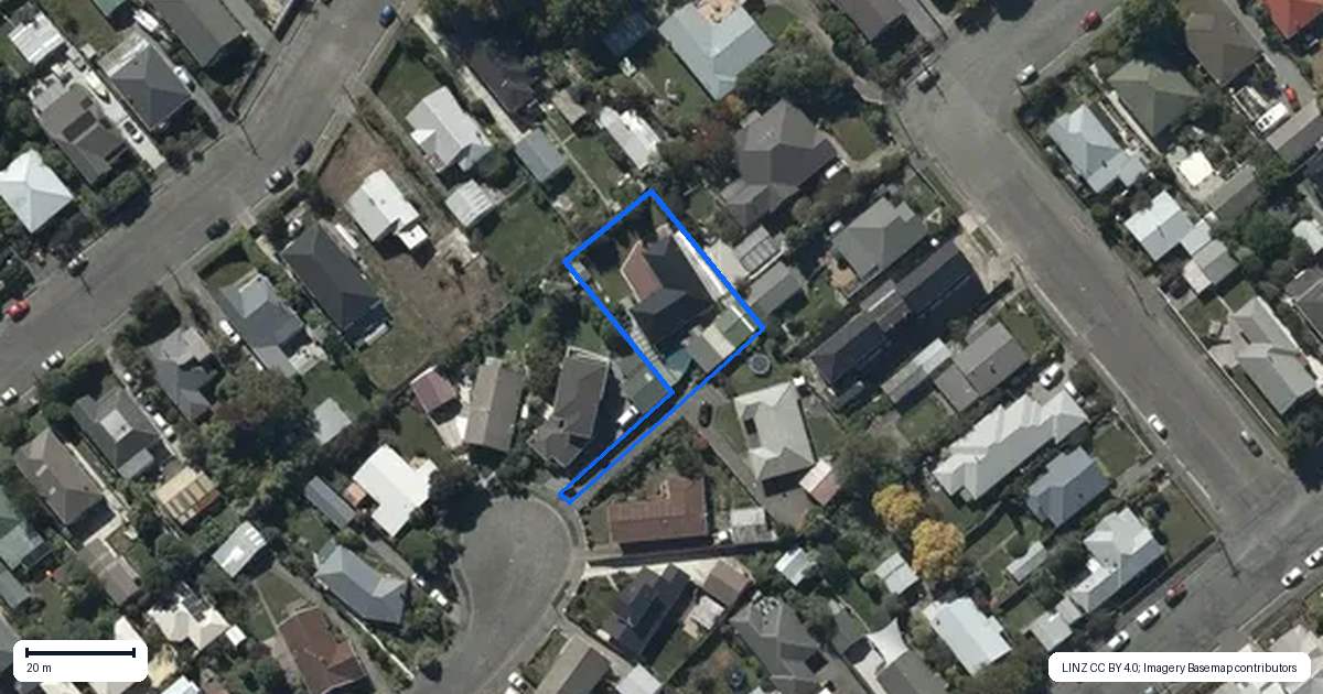Property context map for 15 Elstow Place, Spreydon, Christchurch