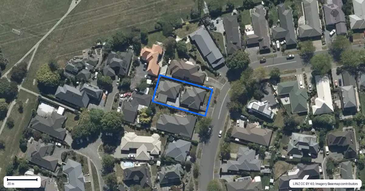 Property context map for 2/43 Kedleston Drive, Avonhead, Christchurch