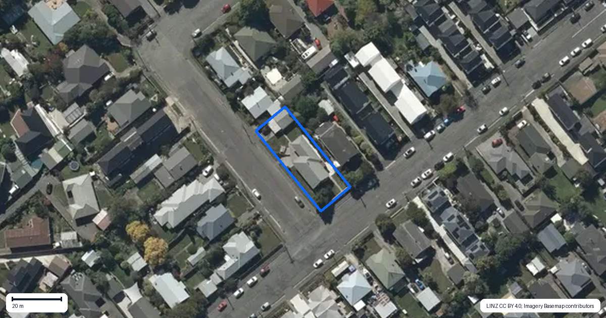 Property context map for 2 Spring Grove Street, Spreydon, Christchurch