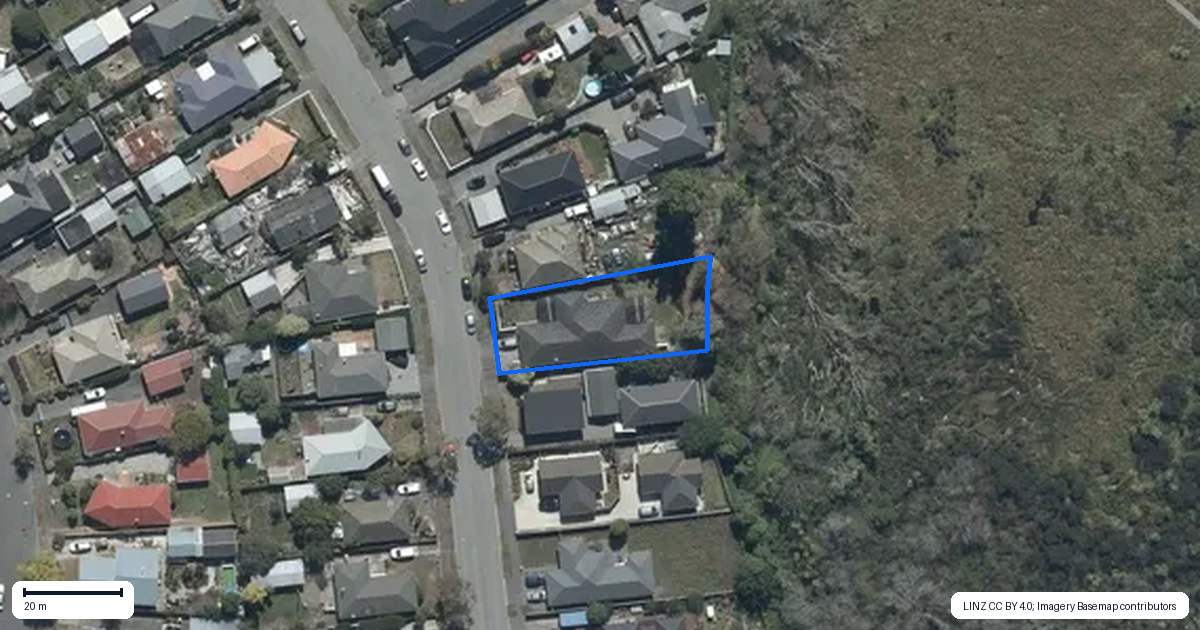 Property context map for 49 Chartwell Street, Burwood, Christchurch