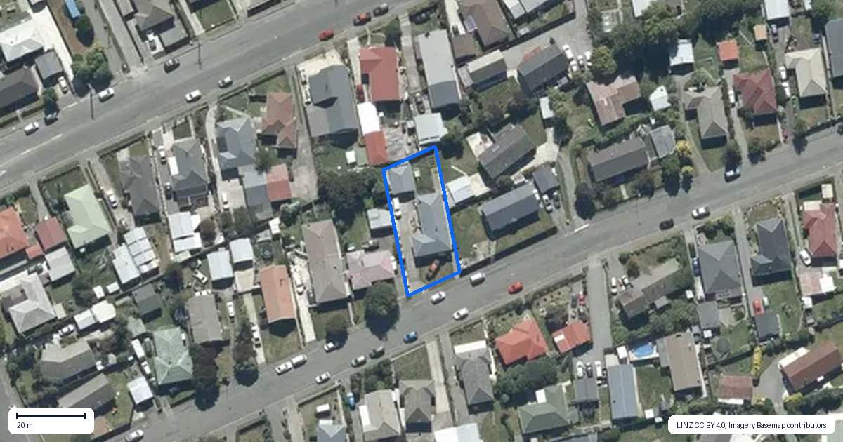 Property context map for 26 Steele Street, Hornby, Christchurch