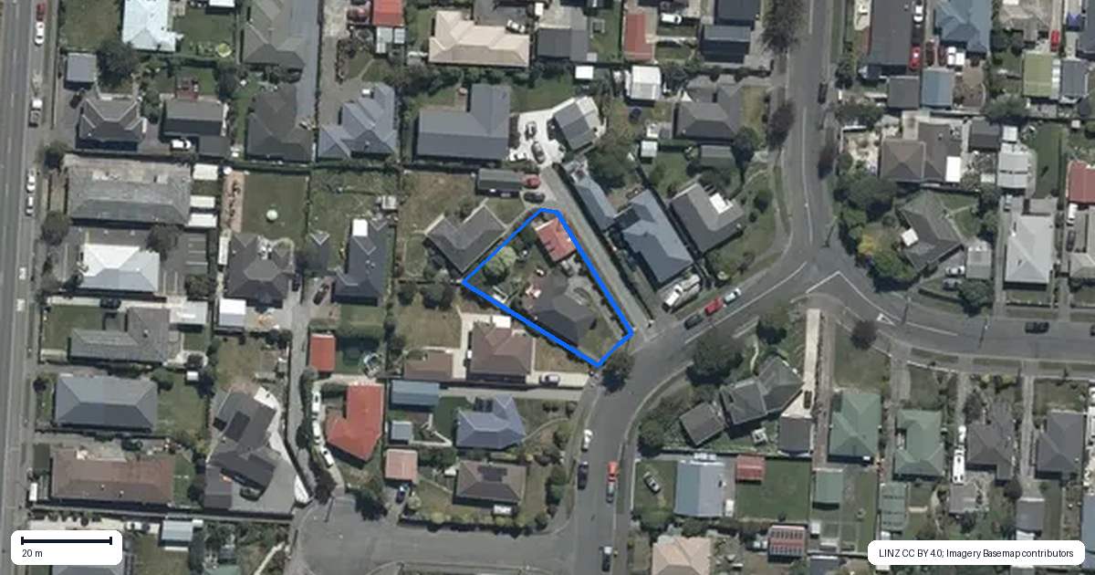 Property context map for 6 Wingate Street, Redwood, Christchurch