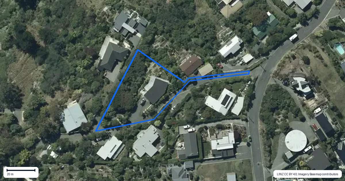 Property context map for 146 Panorama Road, Clifton, Christchurch