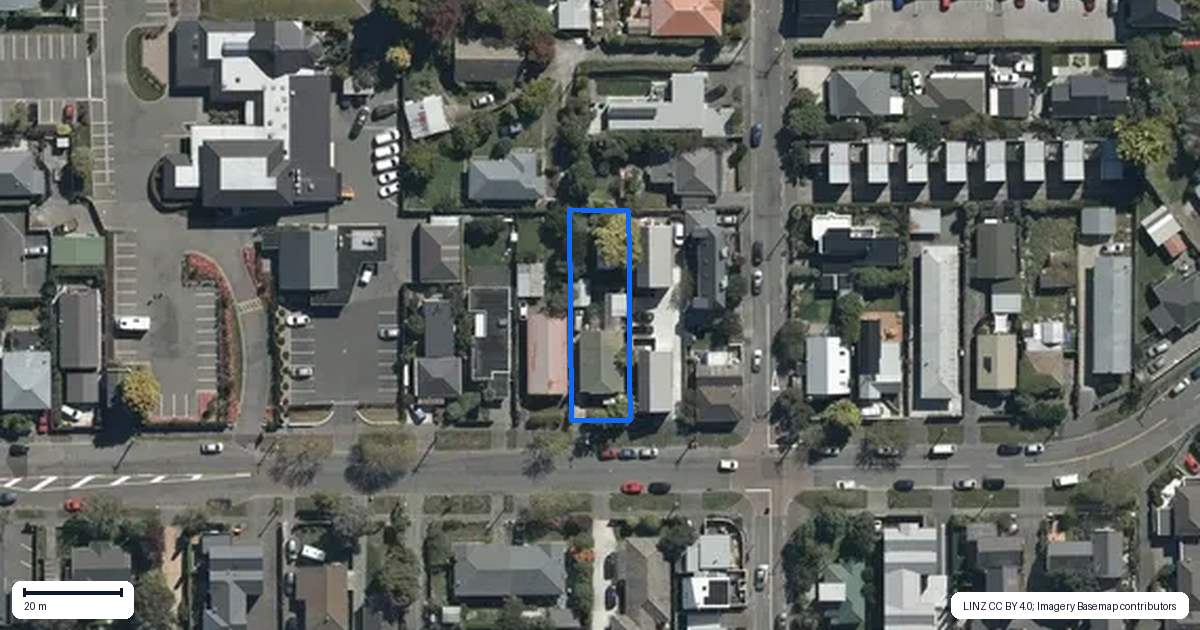 Property context map for 27 London Street, Richmond, Christchurch