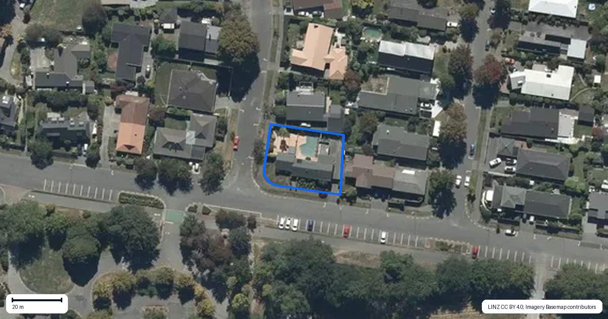 Property context map for 25 Rutherglen Avenue, Ilam, Christchurch