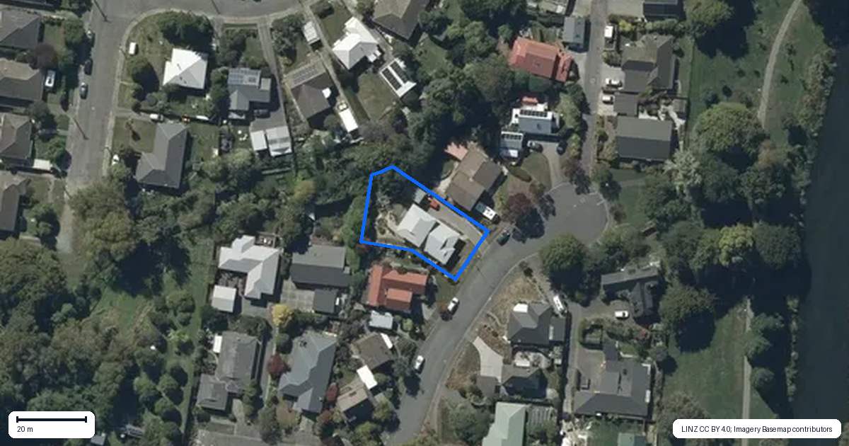 Property context map for 7 Tekapo Place, Opawa, Christchurch