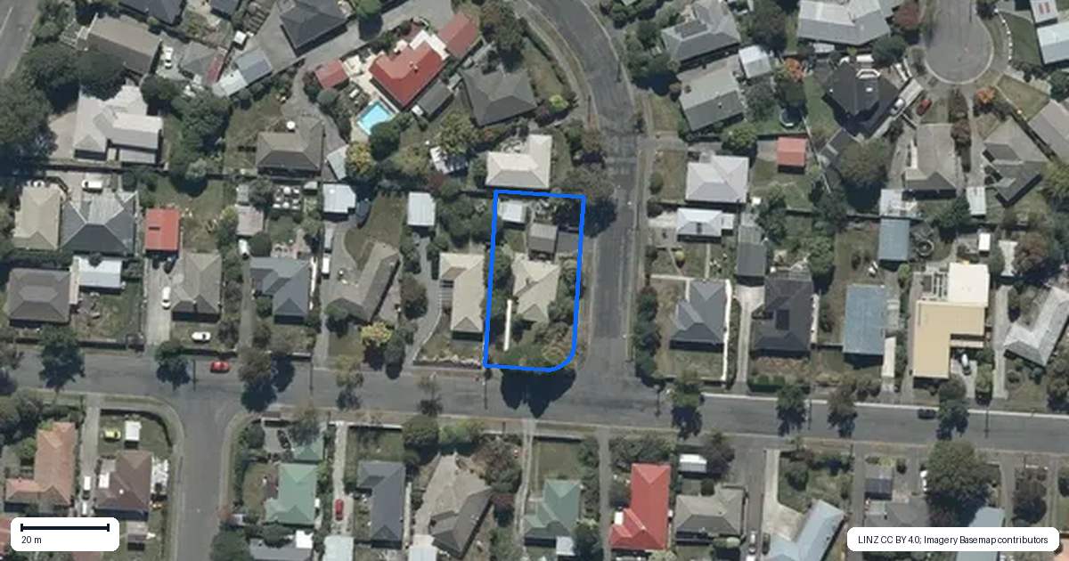 Property context map for 20 Gainford Street, Avonhead, Christchurch