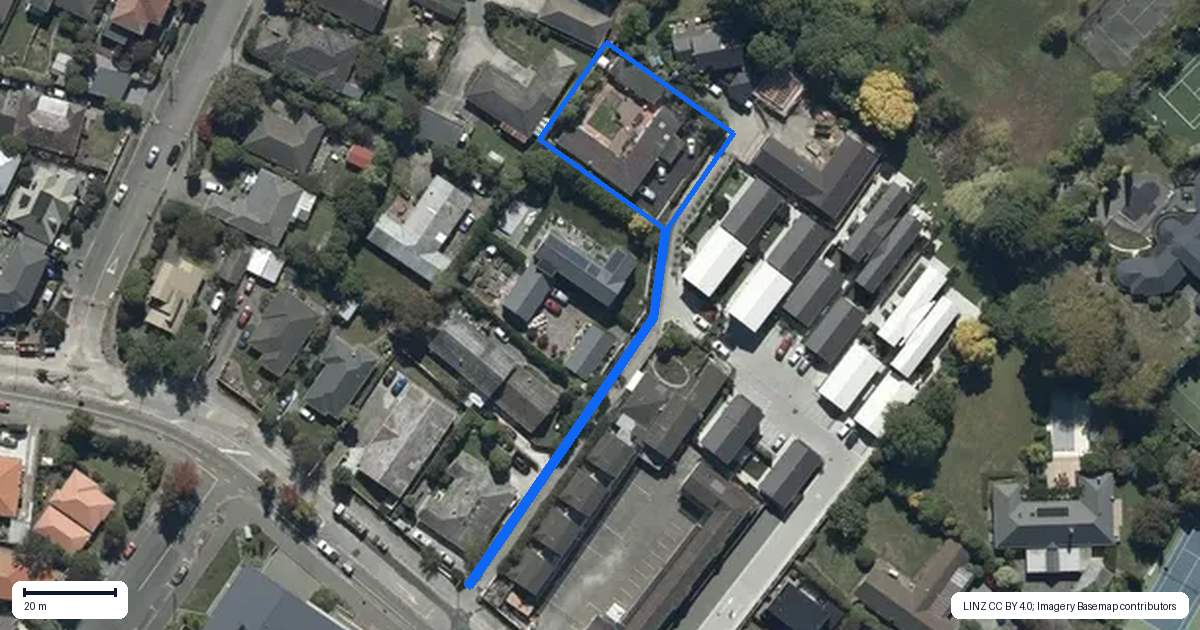 Property context map for 68A Creyke Road, Ilam, Christchurch