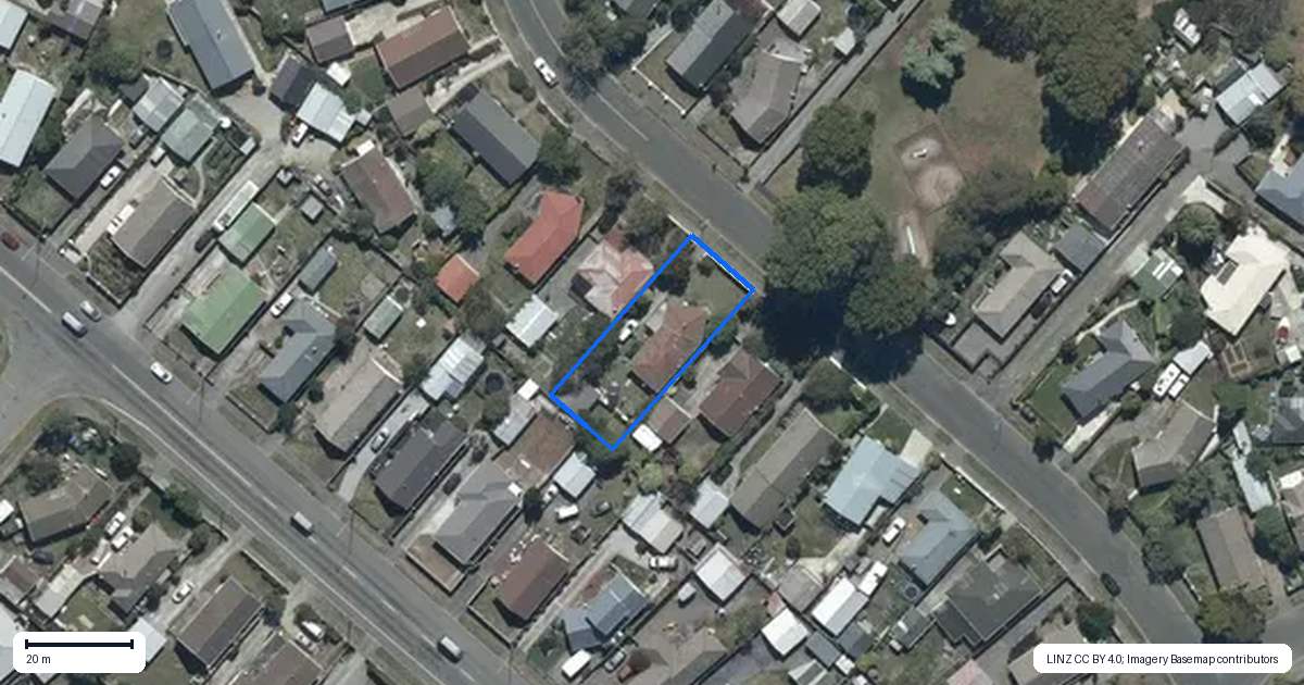 Property context map for 65 Cottonwood Street, Parklands, Christchurch