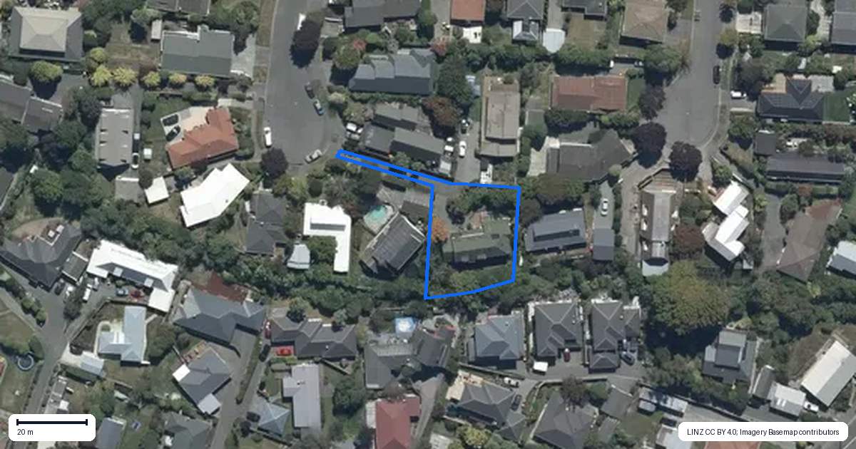 Property context map for 37B Highland Place, Avonhead, Christchurch
