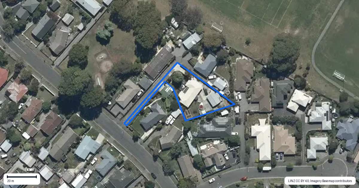 Property context map for 58A Cottonwood Street, Parklands, Christchurch