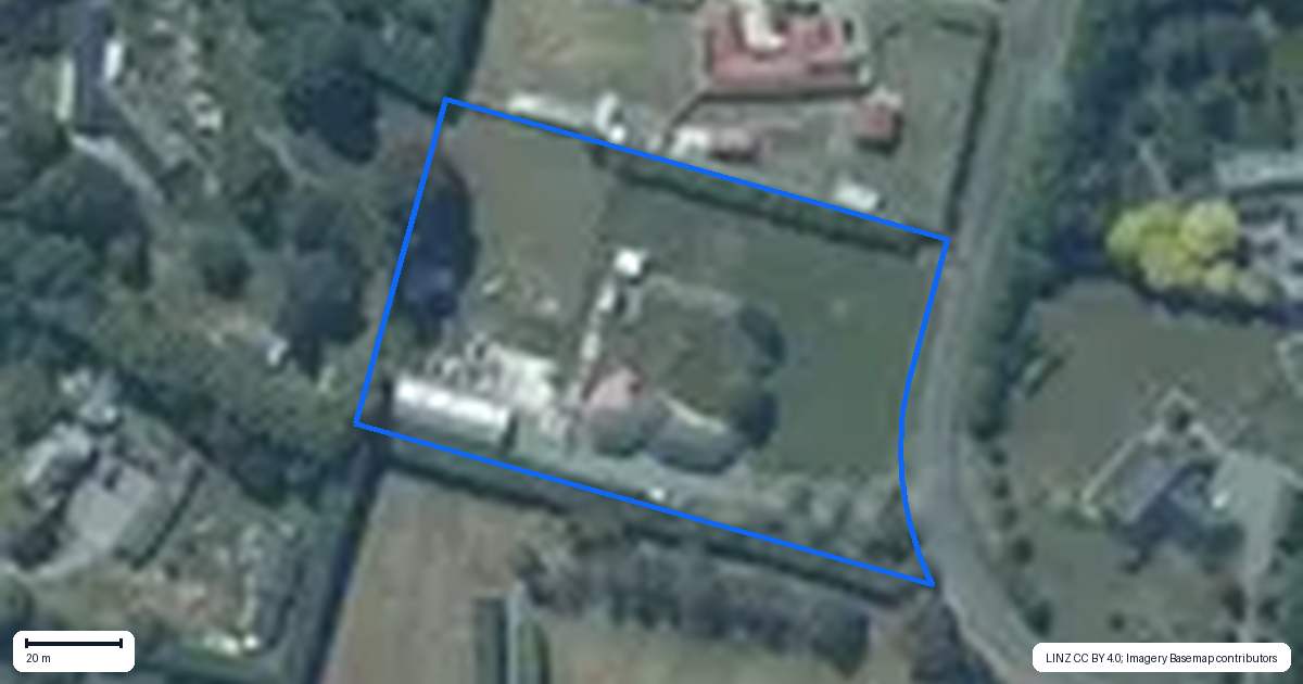 Property context map for 45 Whitewood Crescent, West Melton