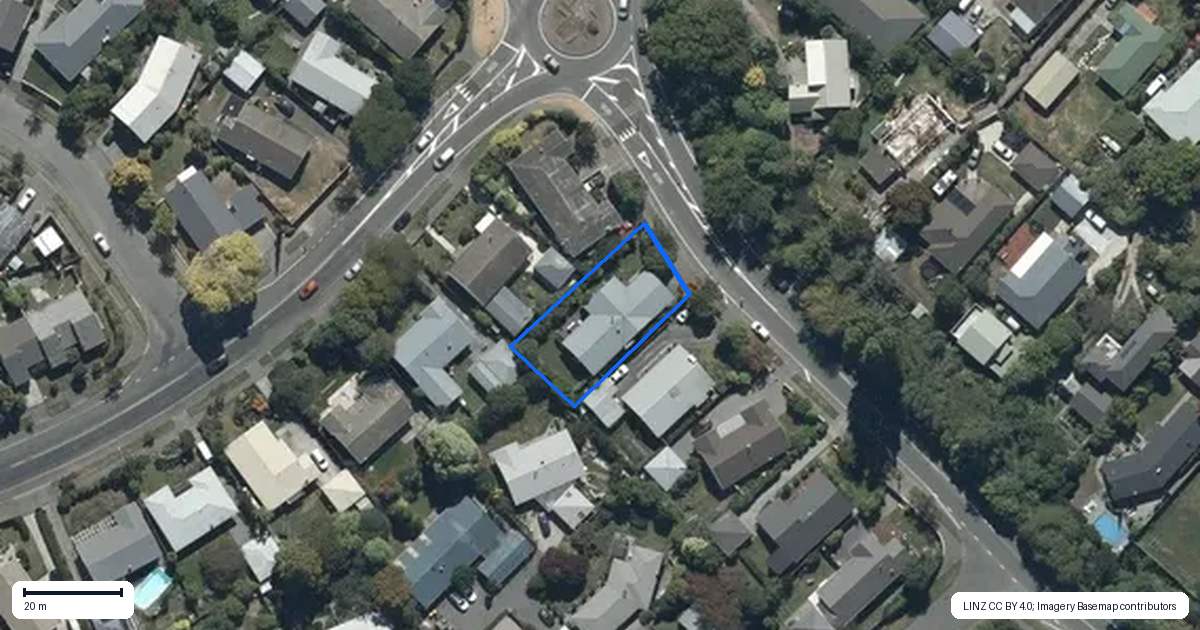 Property context map for 289 Waimairi Road, Ilam, Christchurch