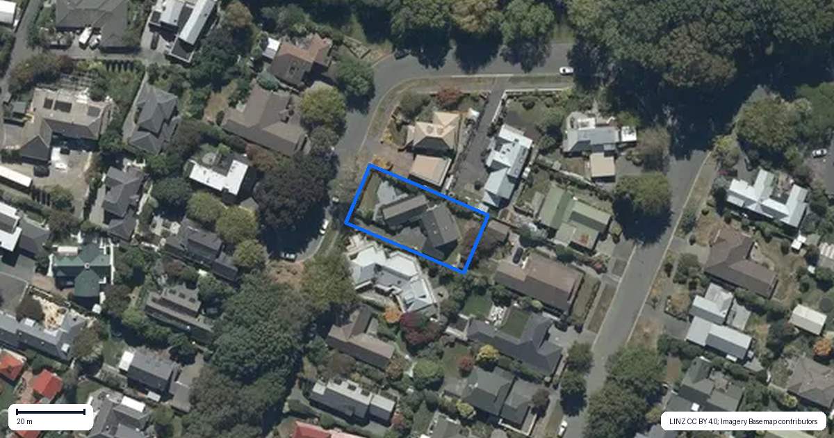 Property context map for 7 Tripp Place, Ilam, Christchurch