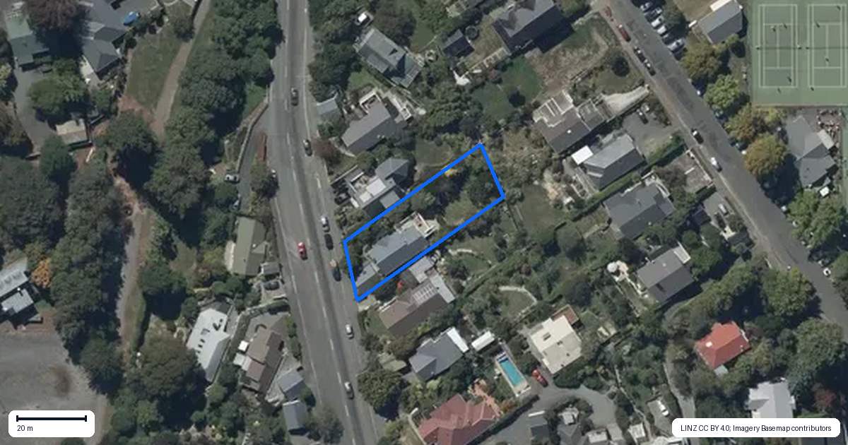 Property context map for 7 Hackthorne Road, Cashmere, Christchurch