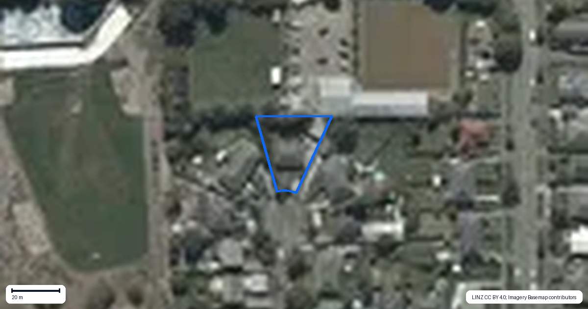 Property context map for 12 Braemar Place, Avonside, Christchurch