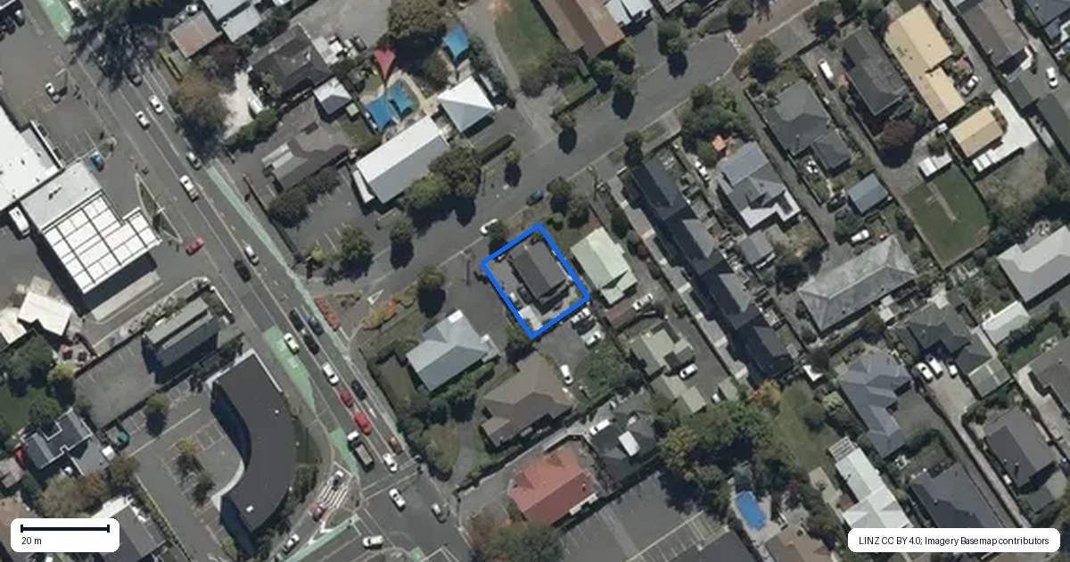 Property context map for 4 Grants Road, Papanui, Christchurch
