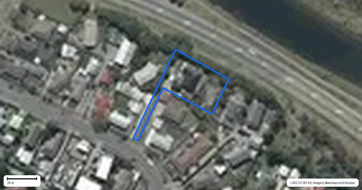 Property context map for 44 Meon Street, Aranui, Christchurch