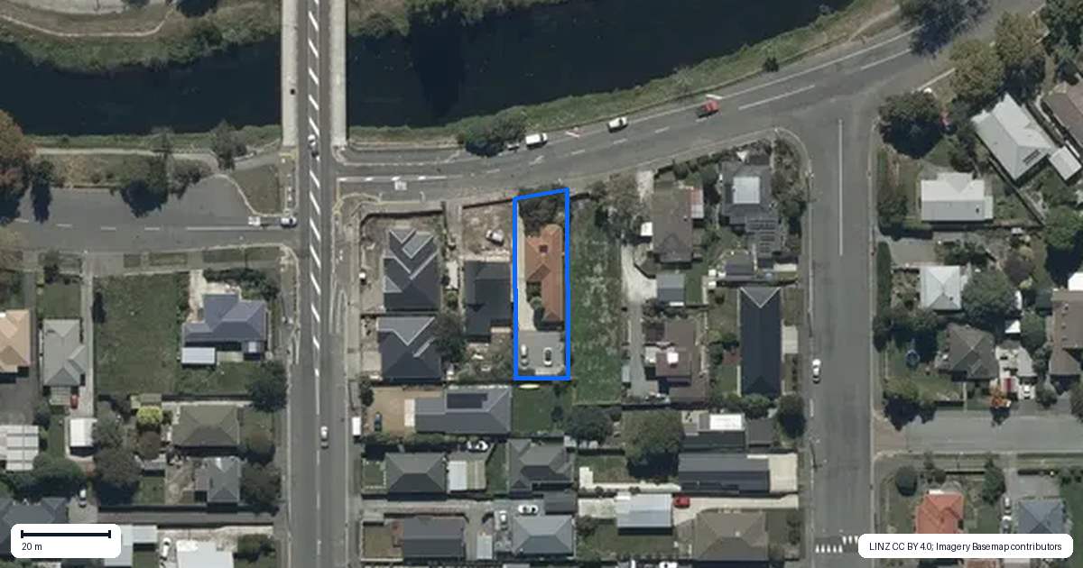 Property context map for 666 Avonside Drive, Avonside, Christchurch