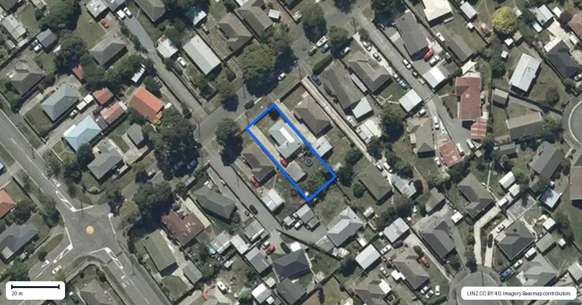 Property context map for 39 Carters Road, Aranui, Christchurch