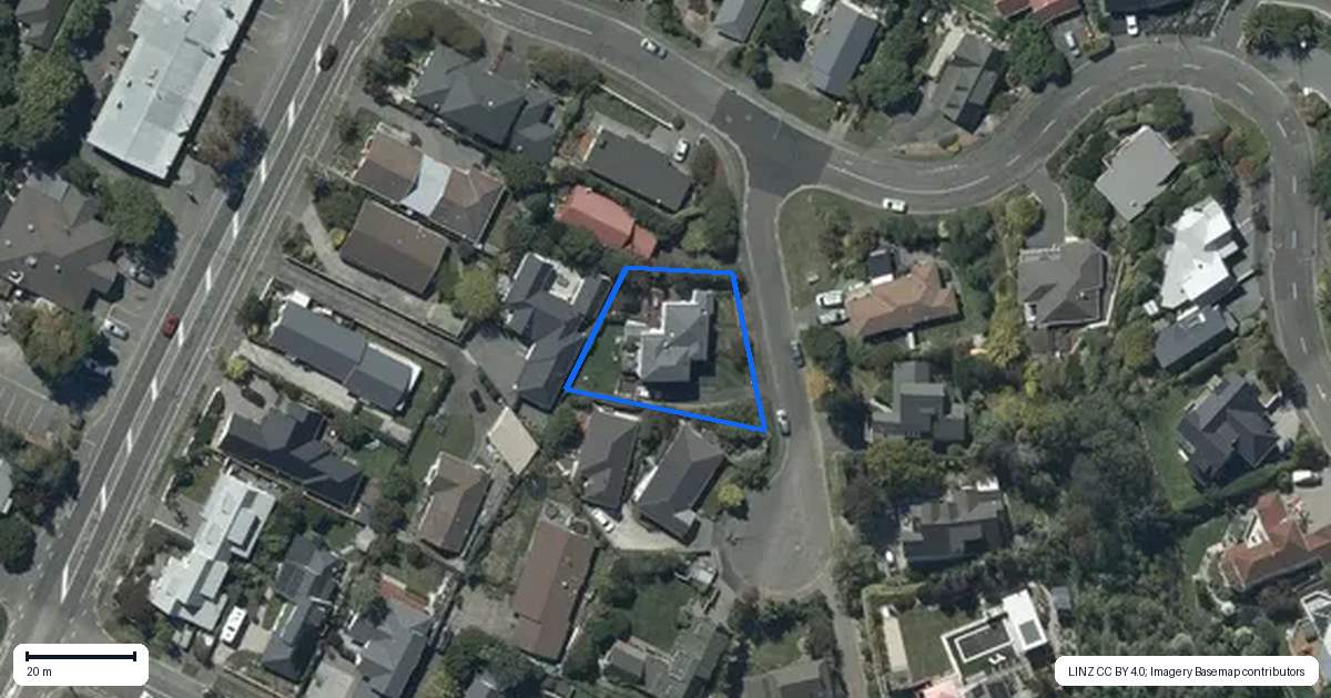 Property context map for 4A Brickworks Lane, Huntsbury, Christchurch