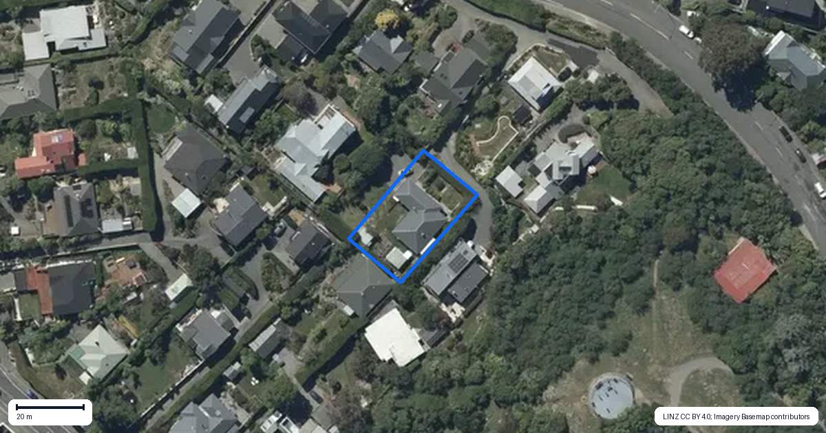 Property context map for 166A Hackthorne Road, Cashmere, Christchurch