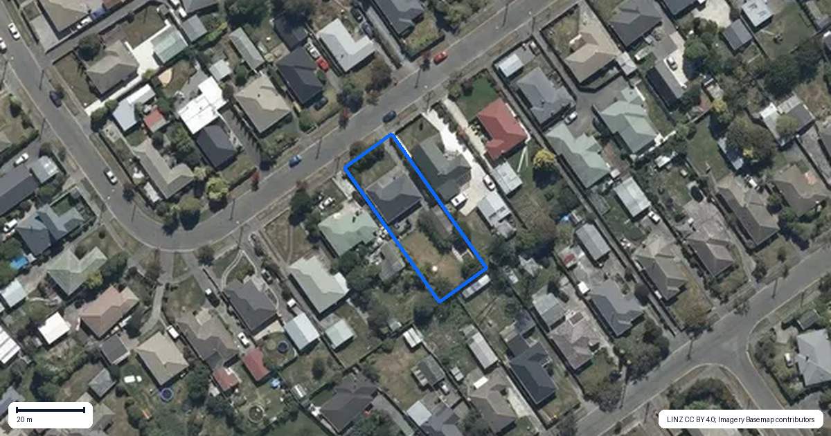 Property context map for 30 Bethel Crescent, Bishopdale, Christchurch