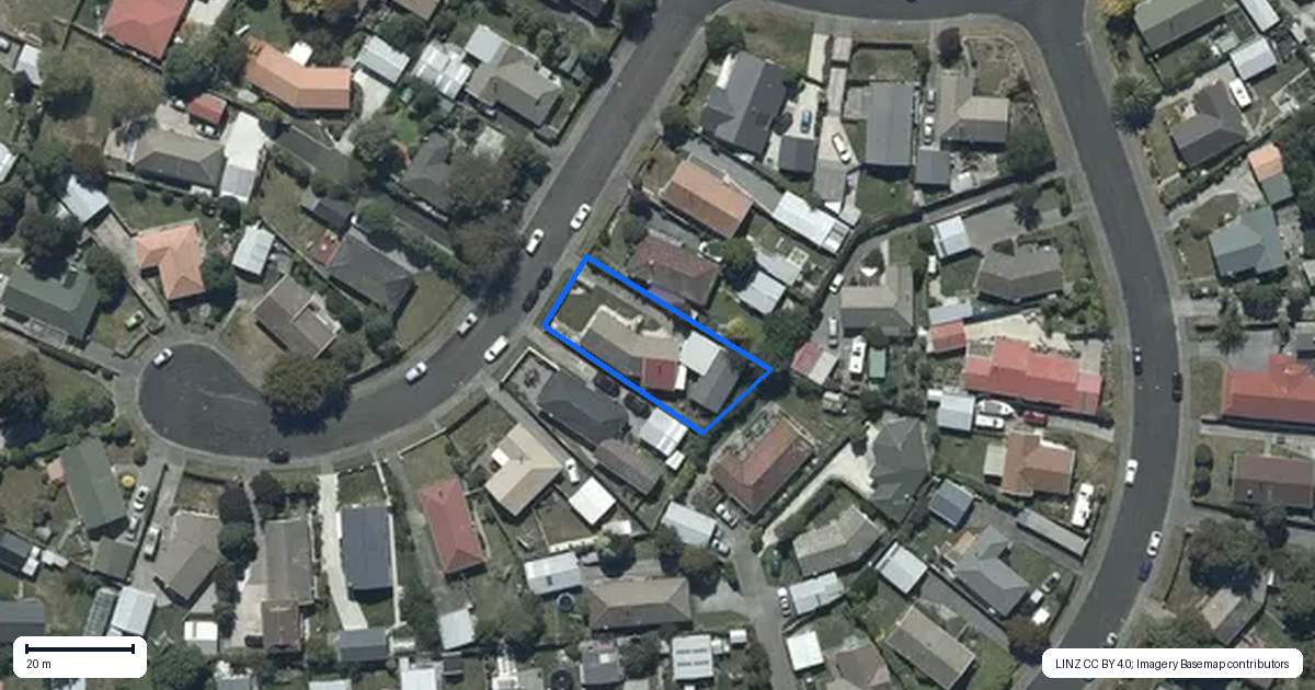 Property context map for 7 McKellar Place, Hornby, Christchurch