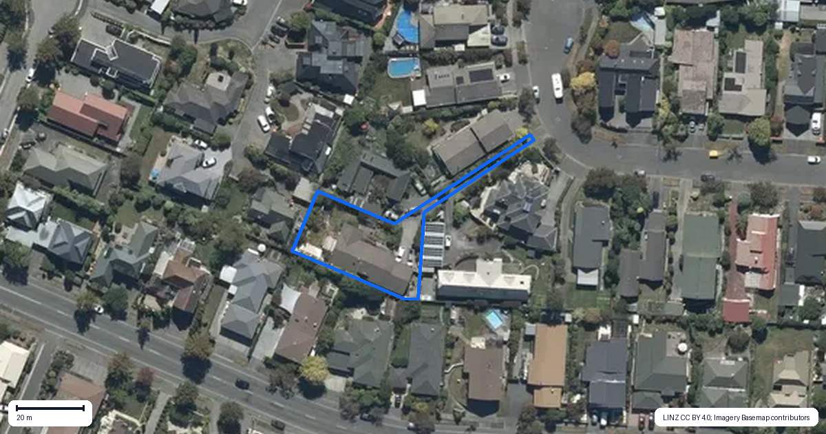 Property context map for 25B Hawkswood Place, Avonhead, Christchurch