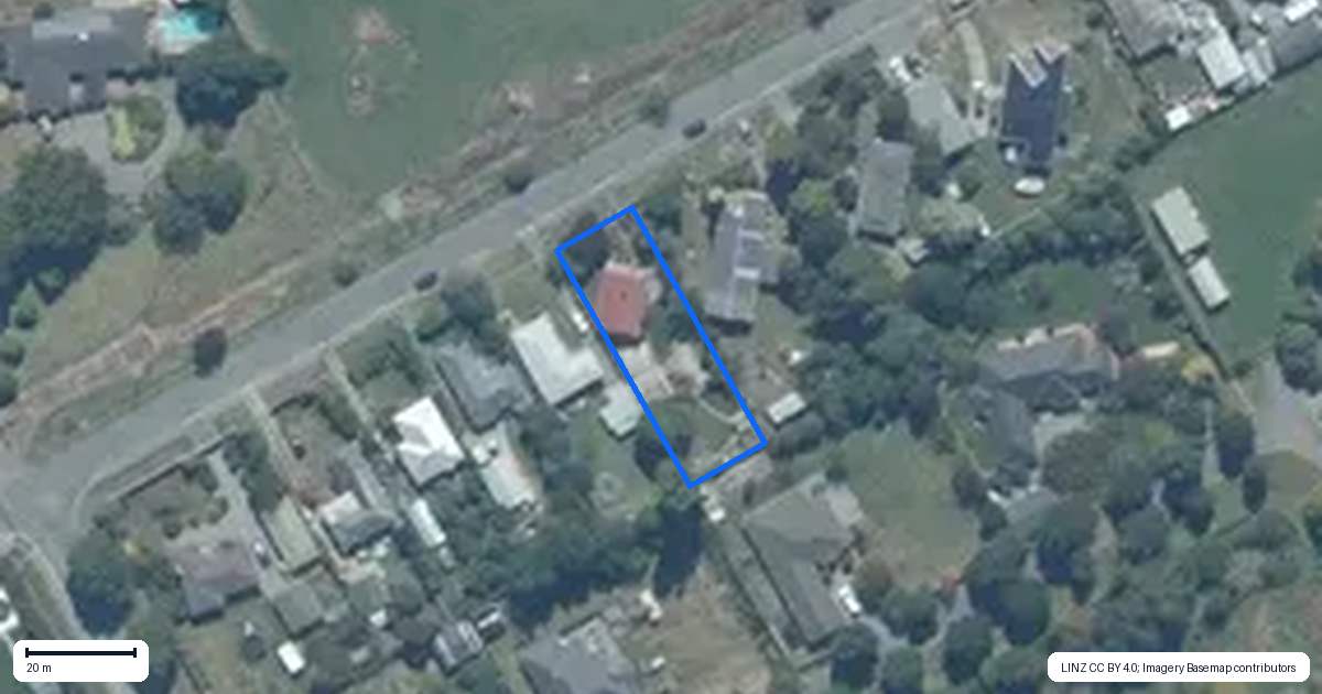 Property context map for 46 Hastings Street, Southbridge