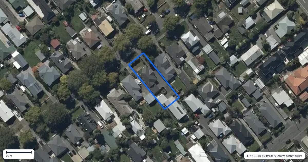 Property context map for 116 Roker Street, Somerfield, Christchurch