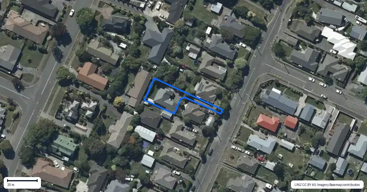 Property context map for 21A Hindess Street, Halswell, Christchurch