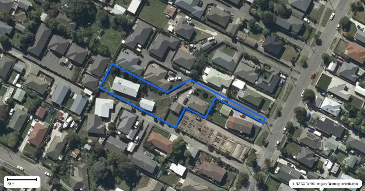 Property context map for 2/63A Mackworth Street, Woolston, Christchurch
