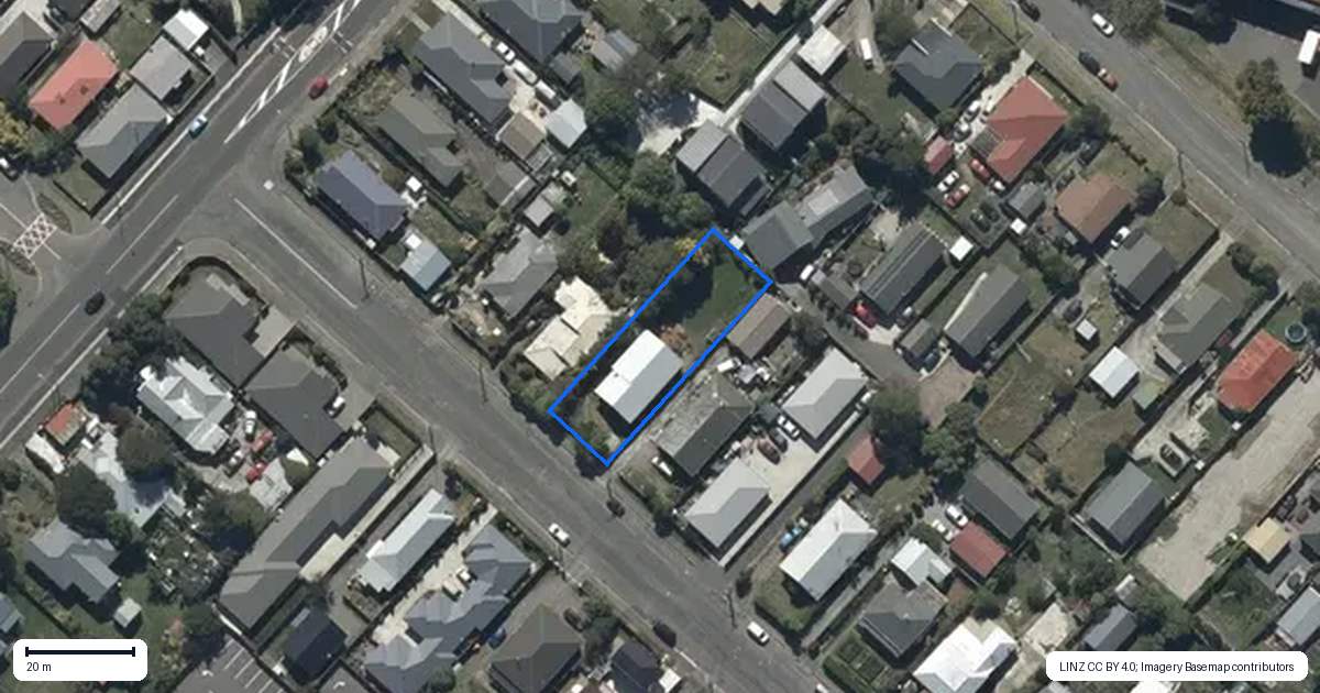 Property context map for 15 Norwich Street, Linwood, Christchurch