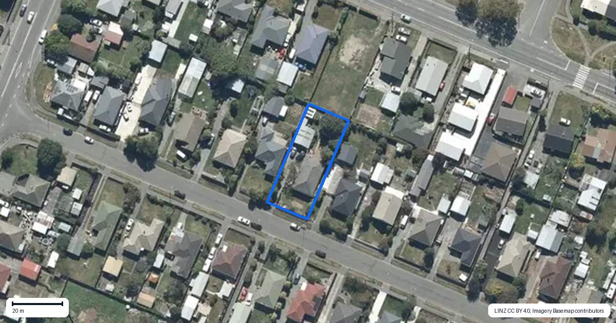 Property context map for 30 Aurora Street, Hei Hei, Christchurch