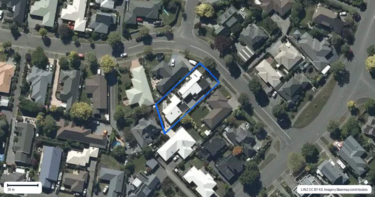 Property context map for 5A Riverton Terrace, Halswell, Christchurch