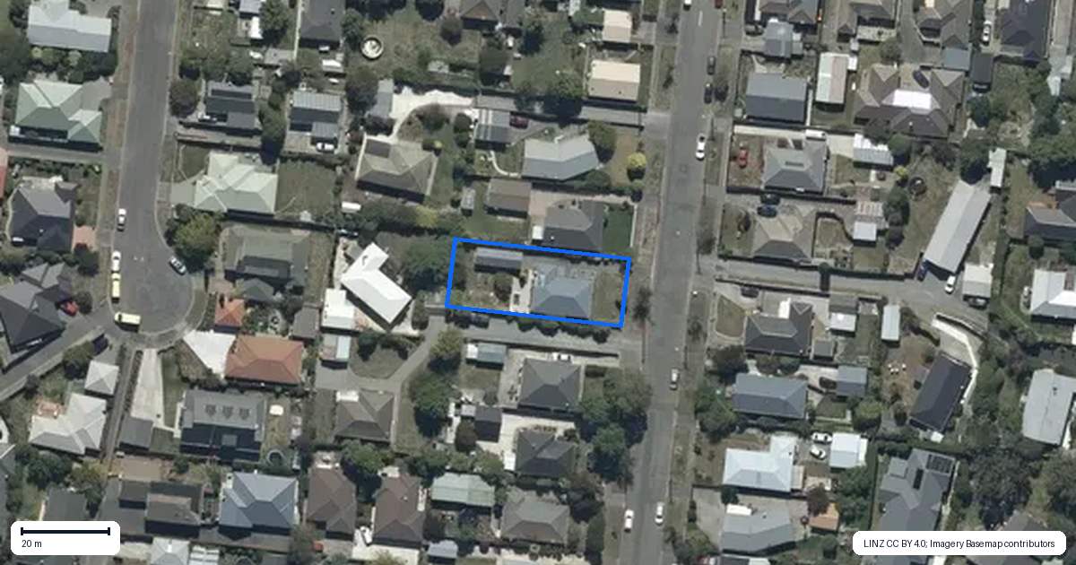 Property context map for 63 Baynes Street, Burwood, Christchurch