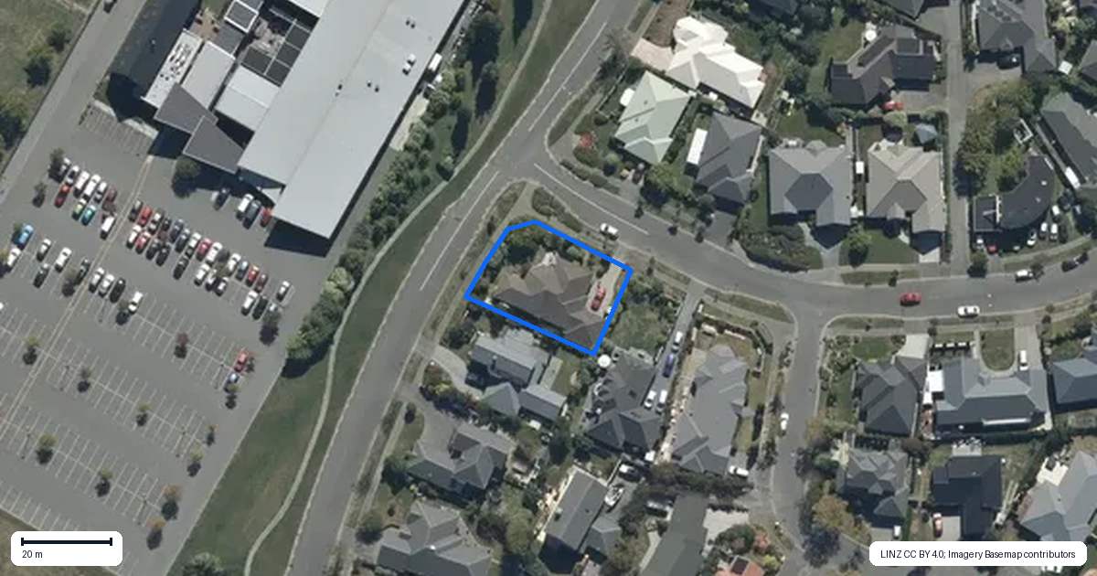 Property context map for 2 Glencullen Drive, Casebrook, Christchurch